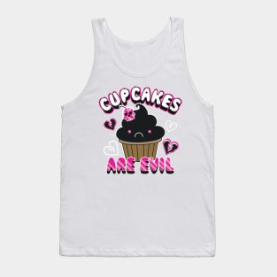 Cupcakes Are Evil Tank Top